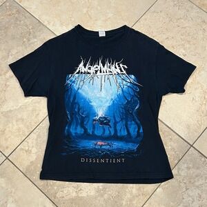 Angelmaker Dissentient Graphic Shirt Mens Medium Black Album Band Tee HD Cotton